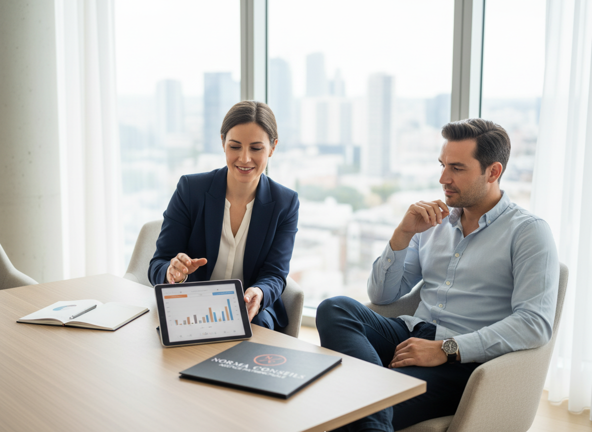 Réunion sur l'analyse de données numériques.